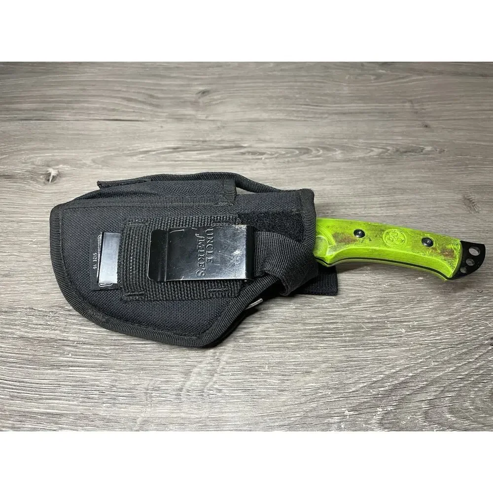 Z-Hunter ZB-107 Fixed Blade Knife Zombie Green Axe Hatchet 10